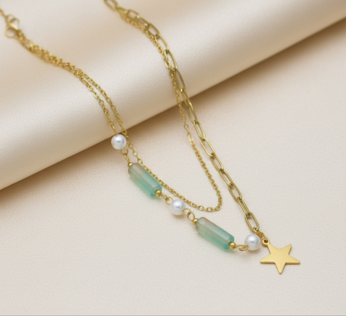 Aqua Star Anklet