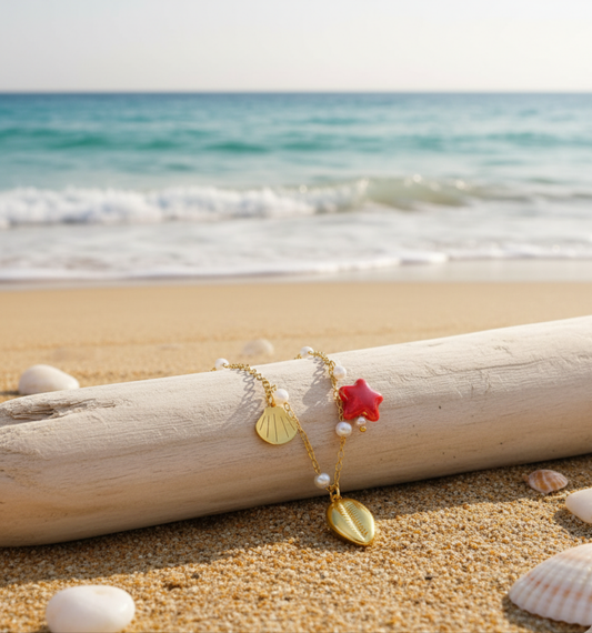 Ocean Charm Anklet