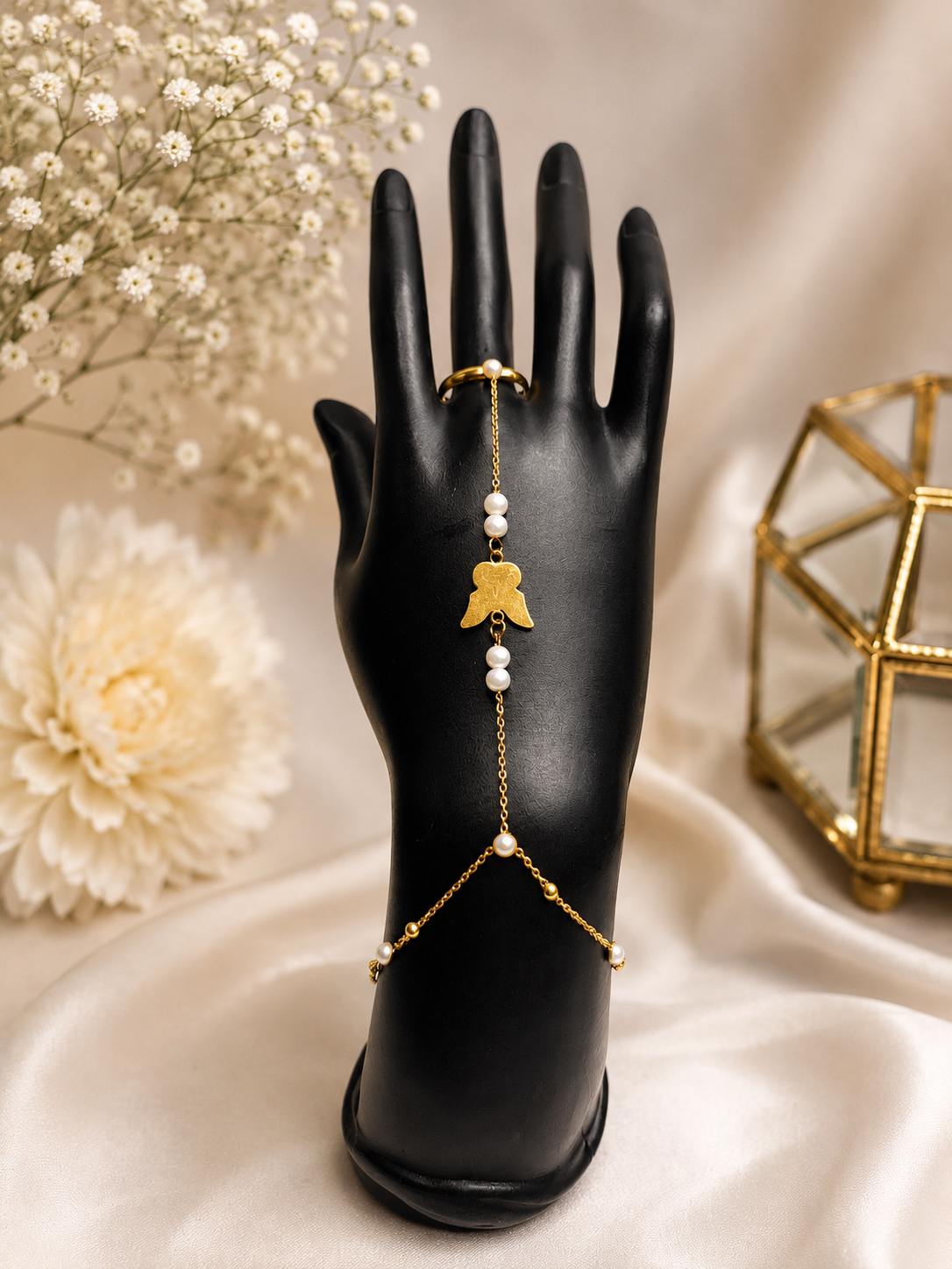 Hand Chain with ring