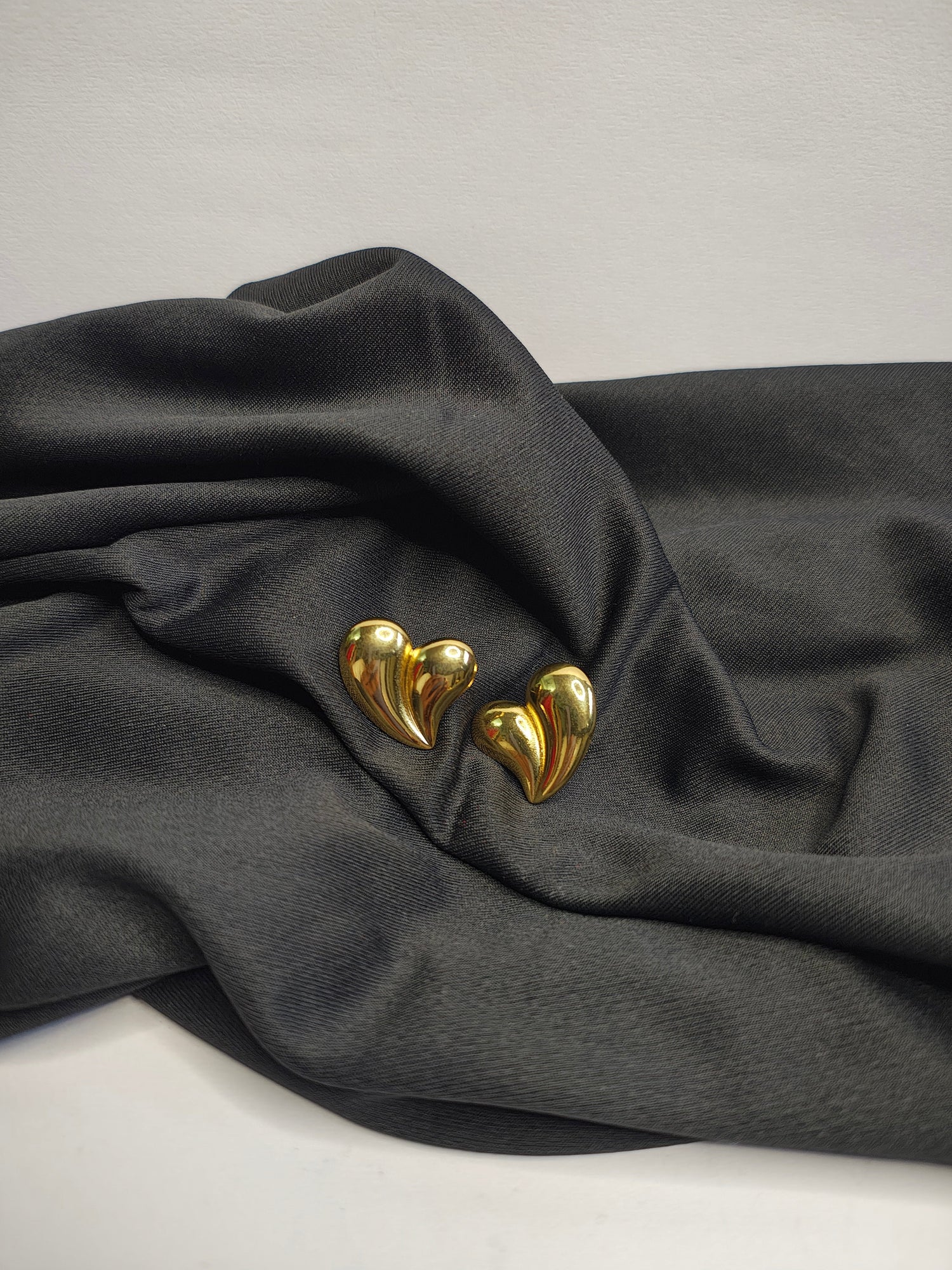 Golden Heart Earrings