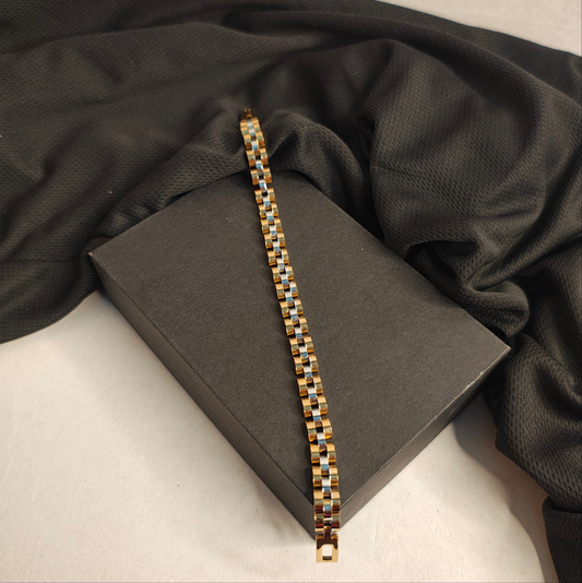Gold and Silver Bracelet