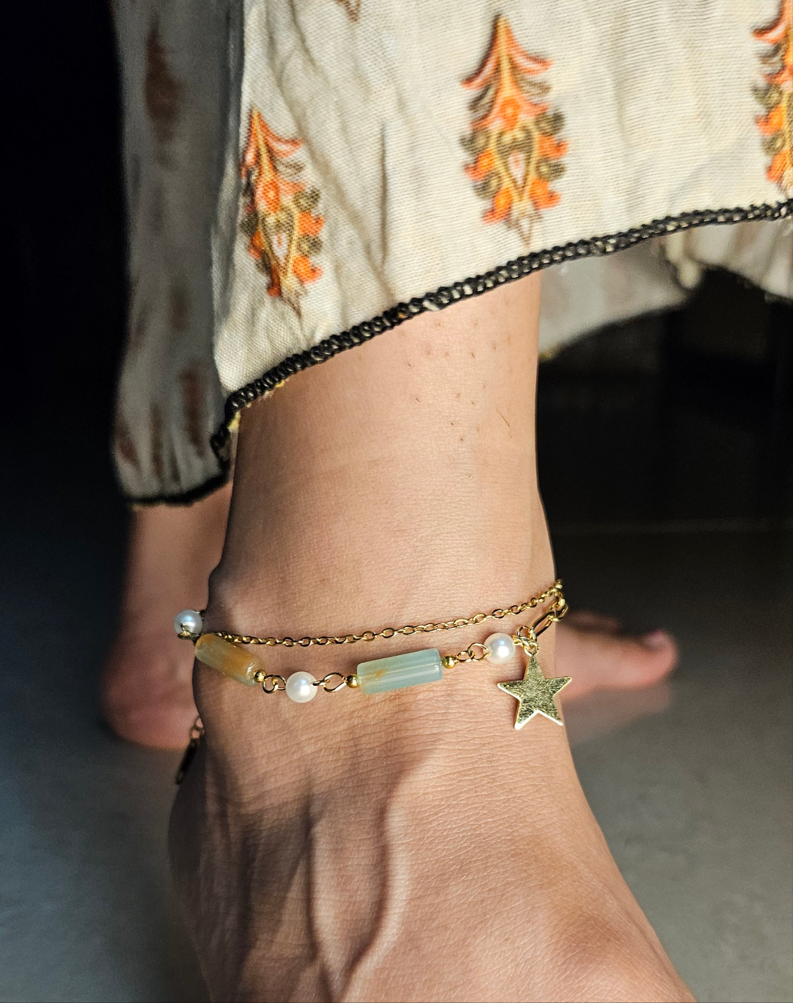 Aqua Star Anklet
