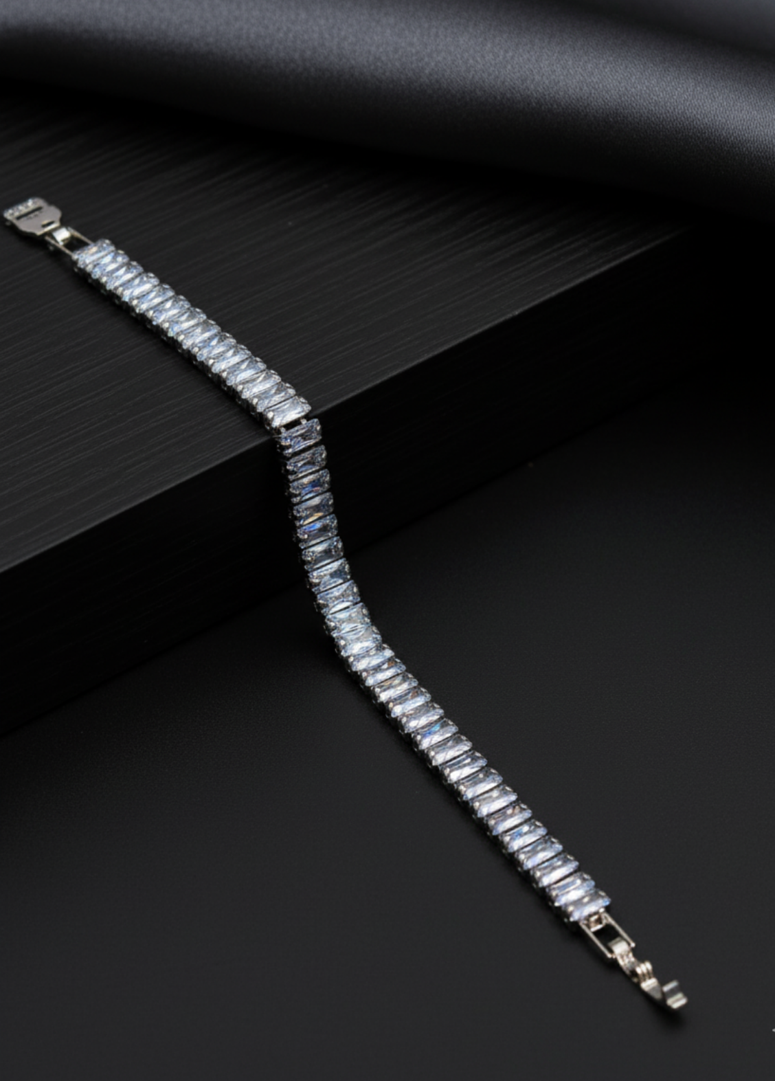 Silver AD diamond bracelet