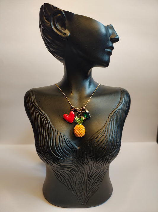 Pineapple Charm Necklace
