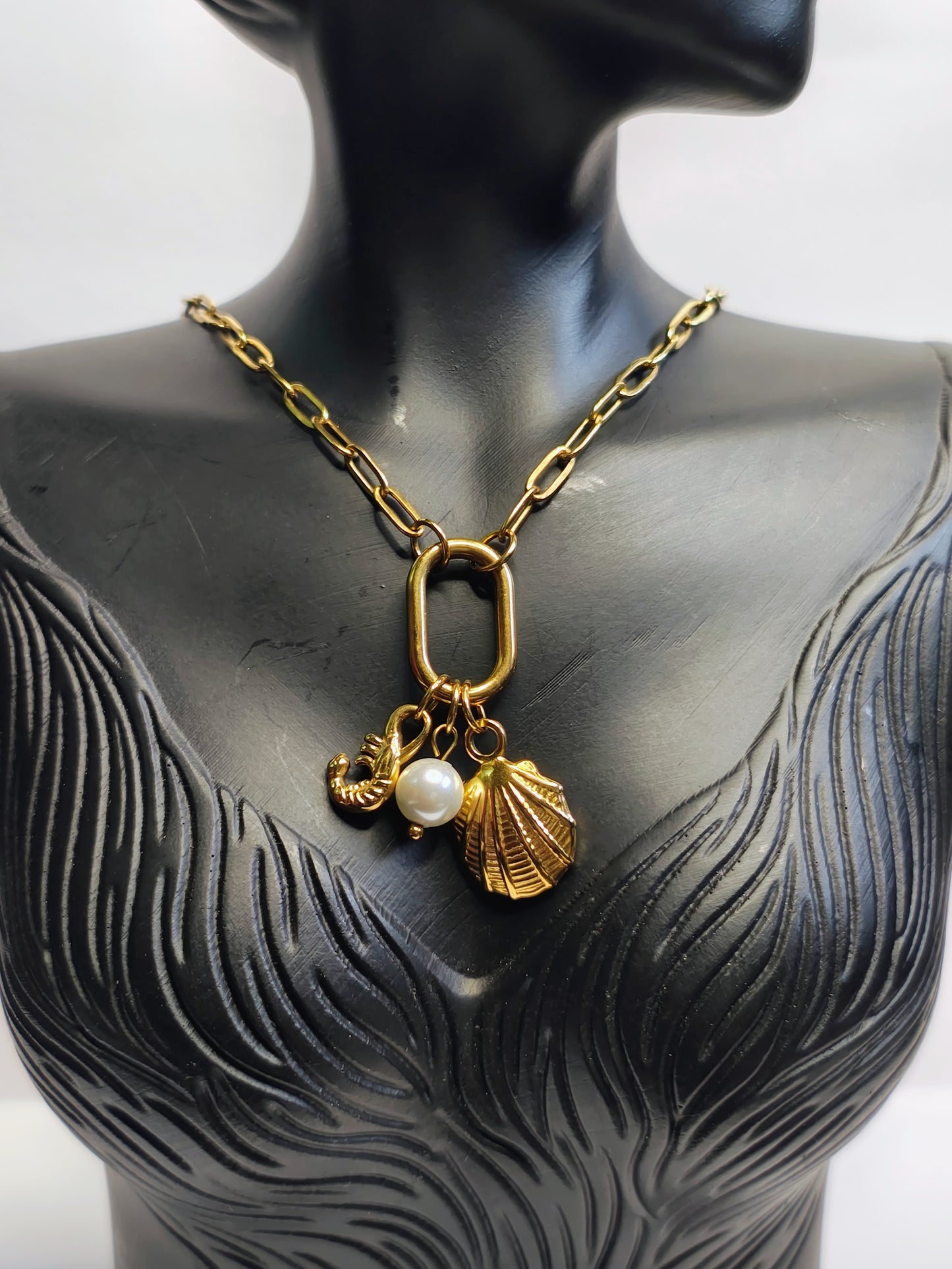 Shrimp Shell Necklace