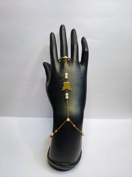 Hand Chain with ring