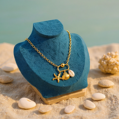 Shell Starfish Necklace
