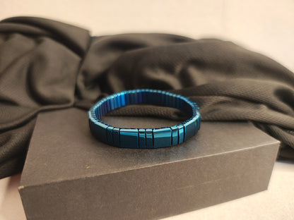 Blue Stacked Bracelet