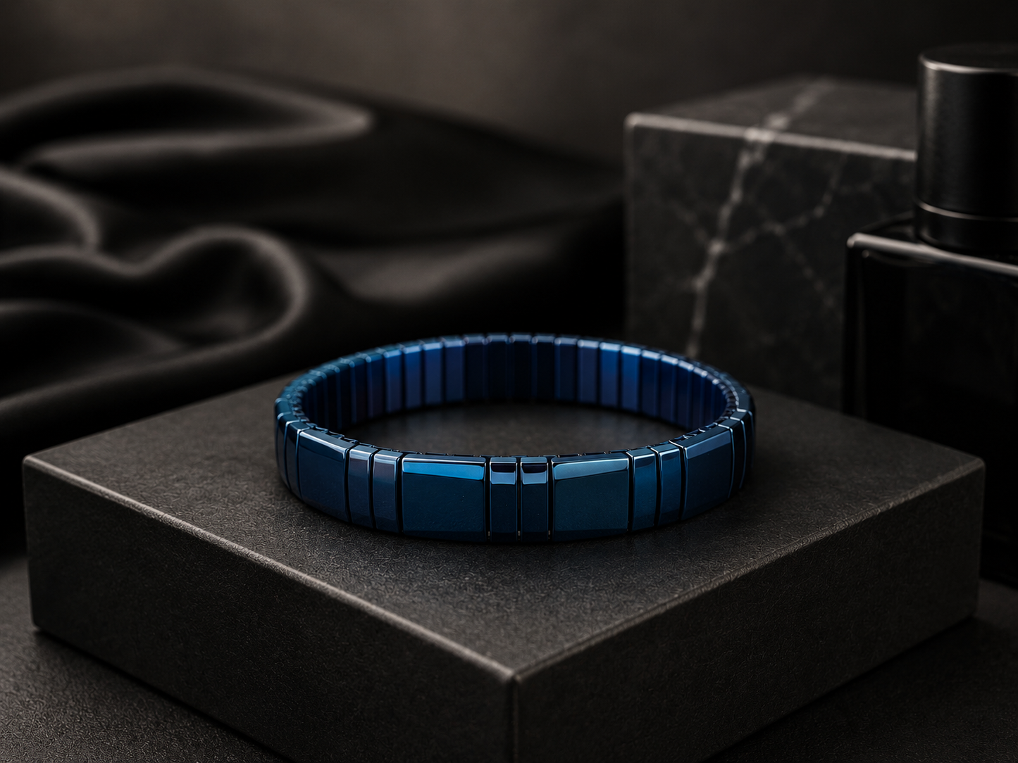 Blue Stacked Bracelet