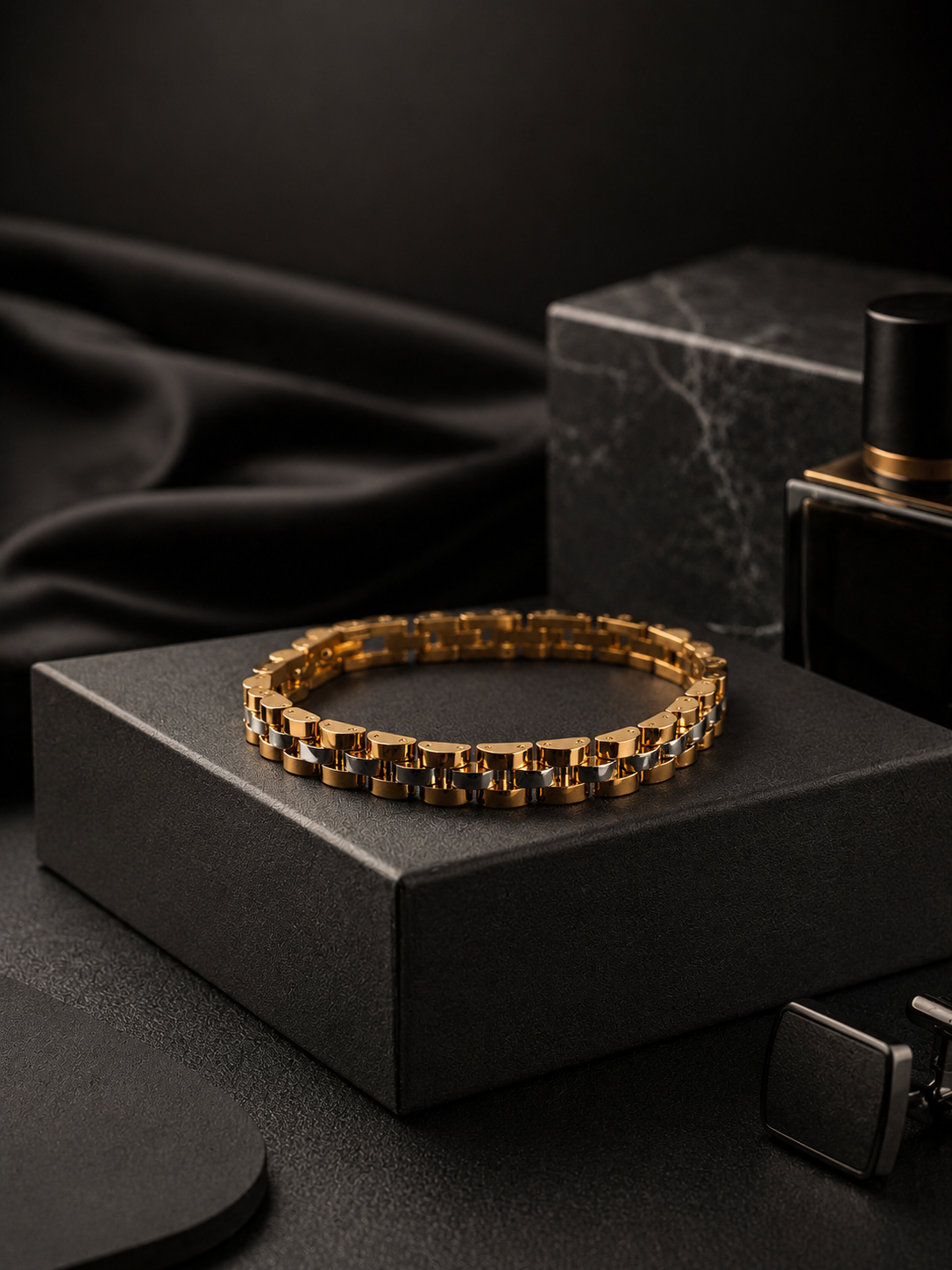 Gold and Silver Bracelet
