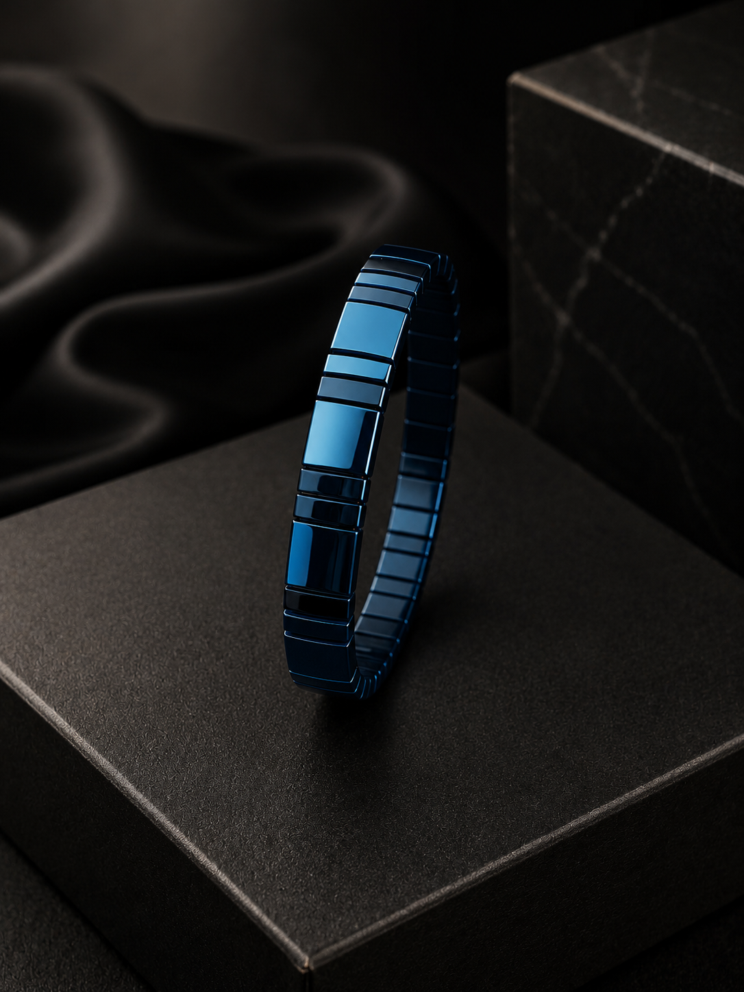 Blue Stacked Bracelet