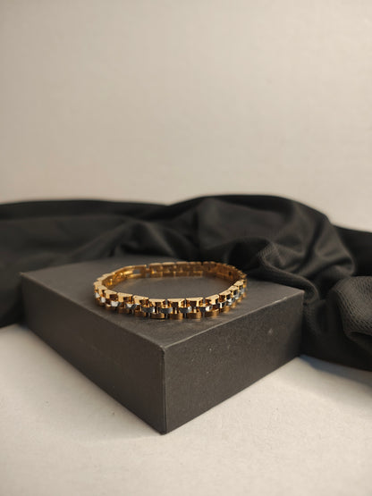 Gold and Silver Bracelet